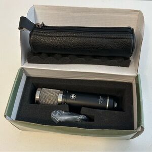 Black and Silver Digital Voice Recorder with Case